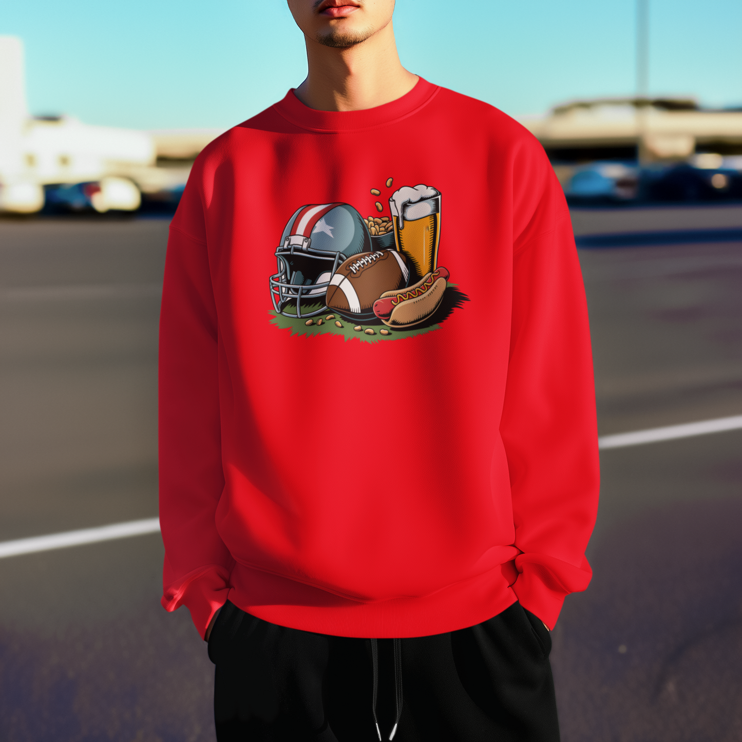 Sunday Football Crew Neck