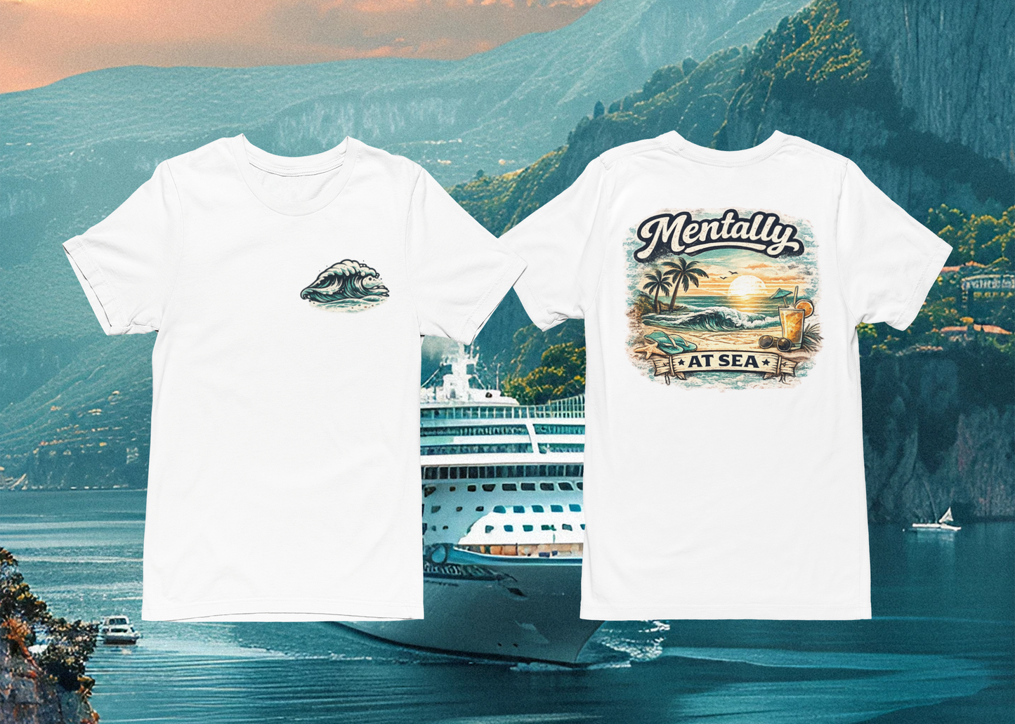 Mentally At Sea | Comfort Colors Tee