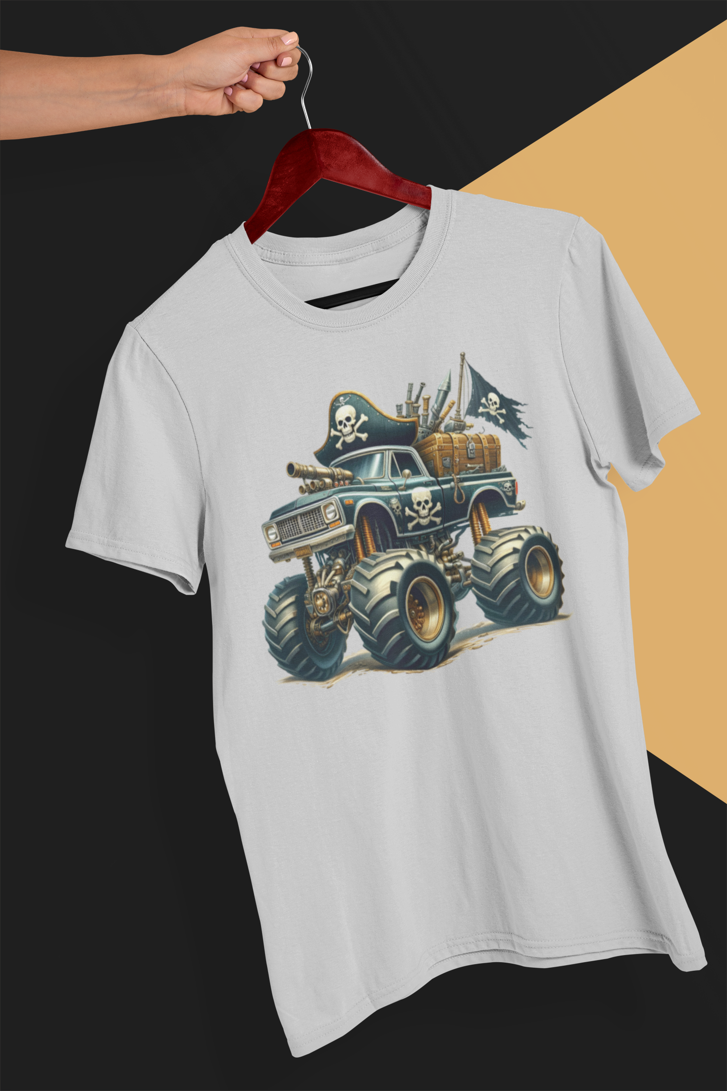 Pirate Monster Truck T-shirt