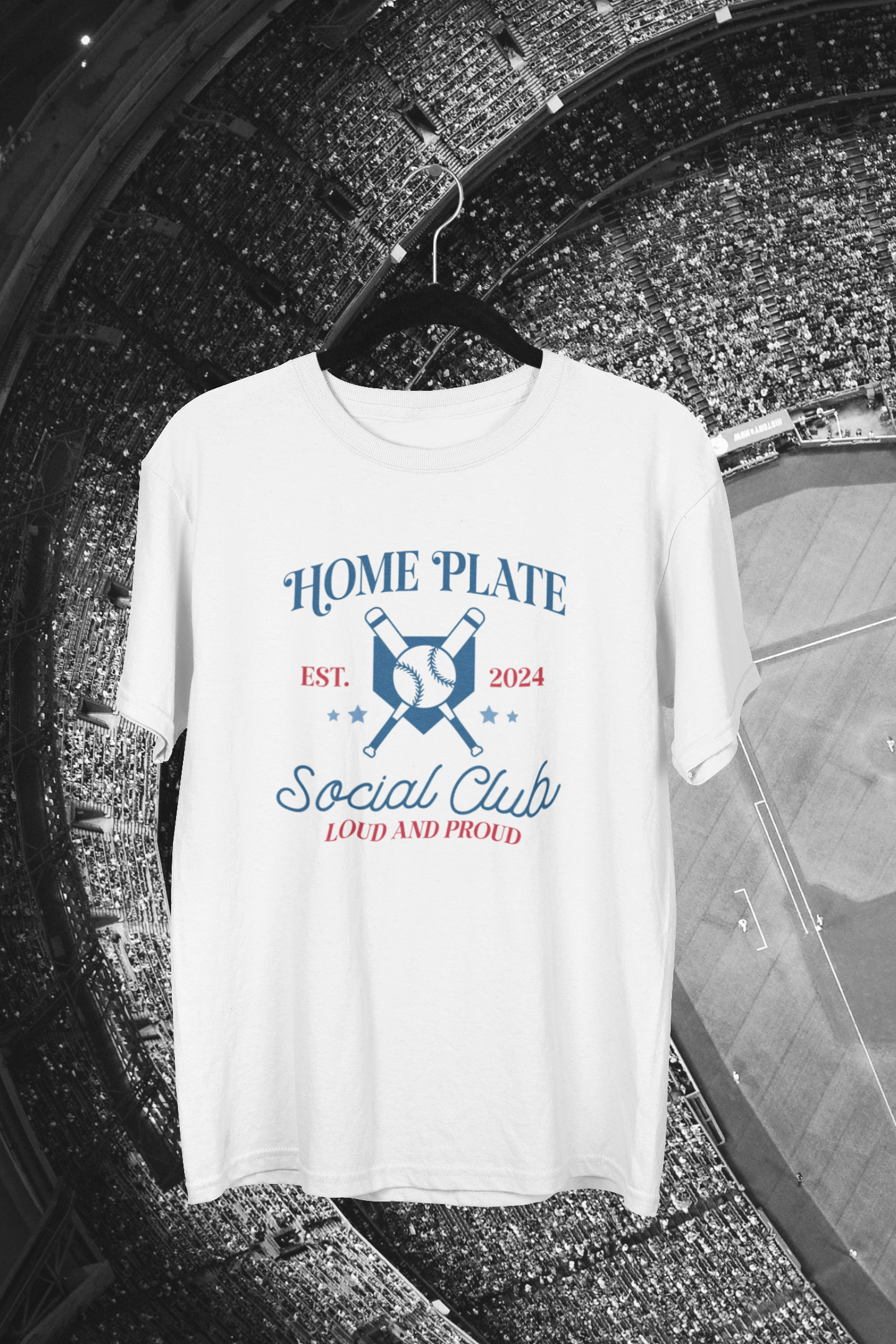 Home Plate Social Club Baseball T-shirt
