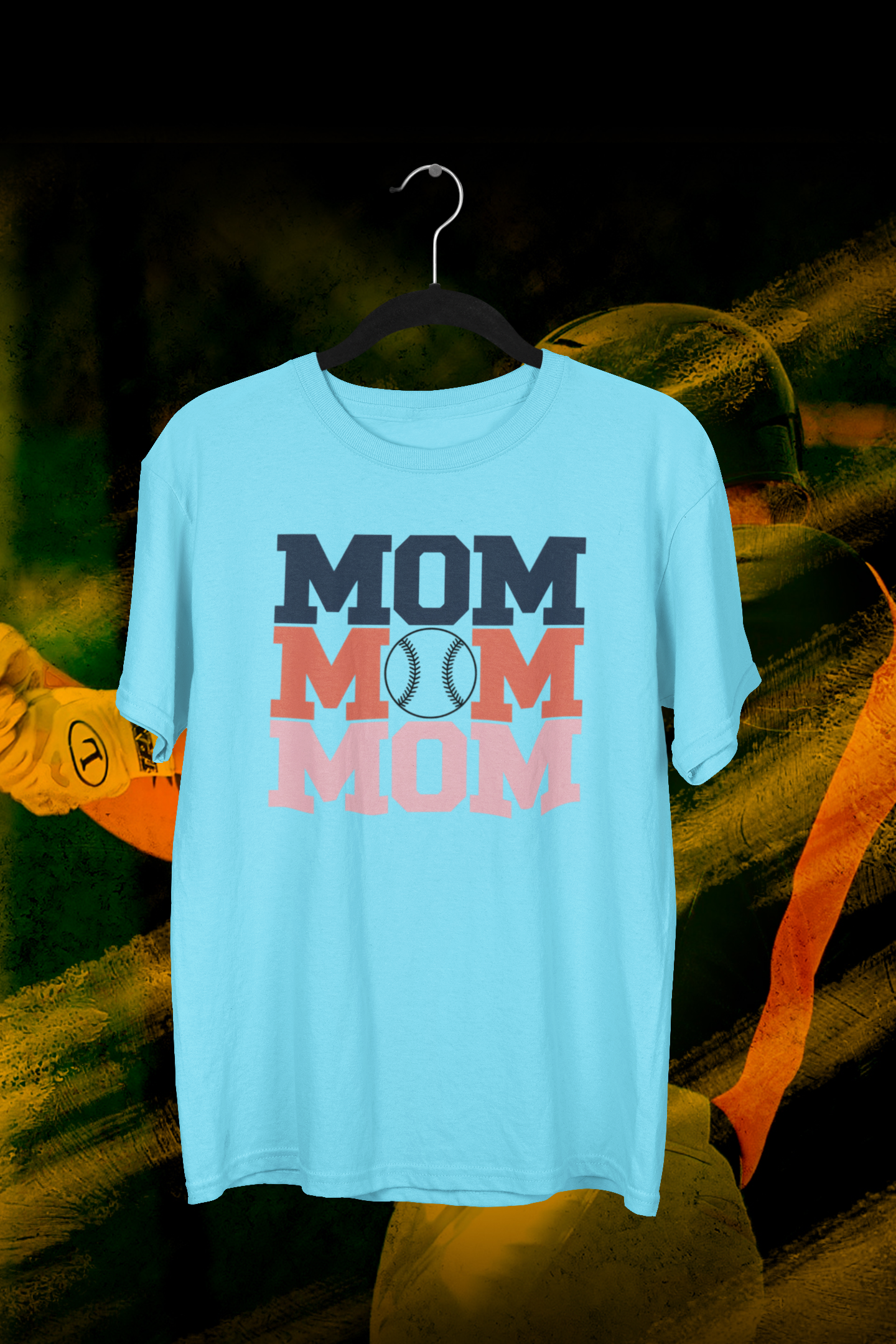 MOM Baseball T-shirt