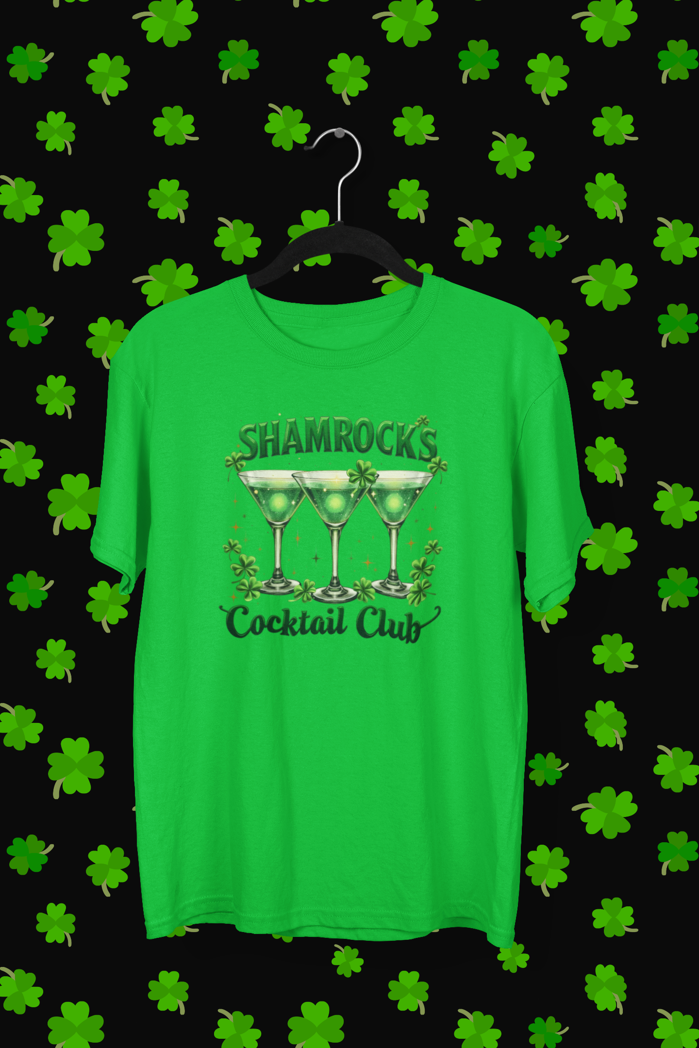 "Cocktail Club" St. Patrick's Day T-shirt