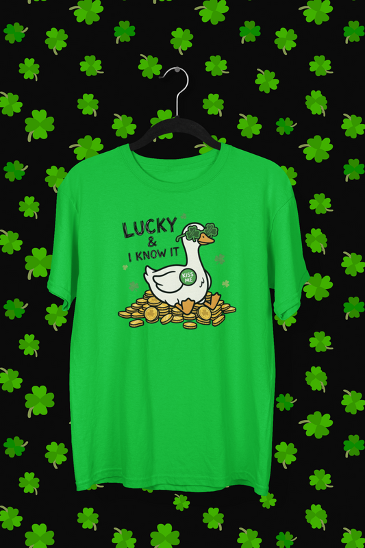 "Lucky & I Know It" St. Patrick's Day T-shirt