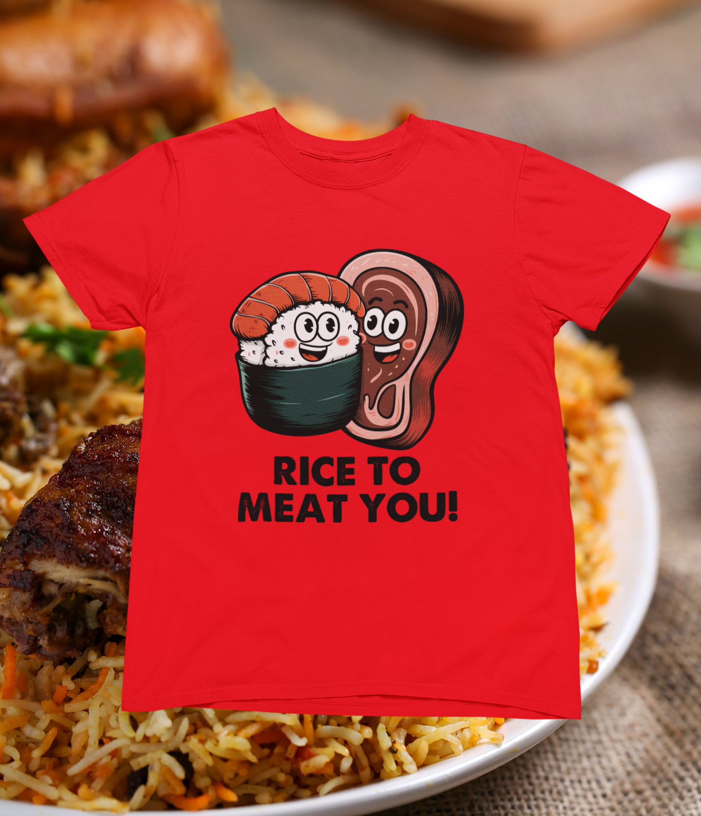 Rice To Meat You! T-shirt