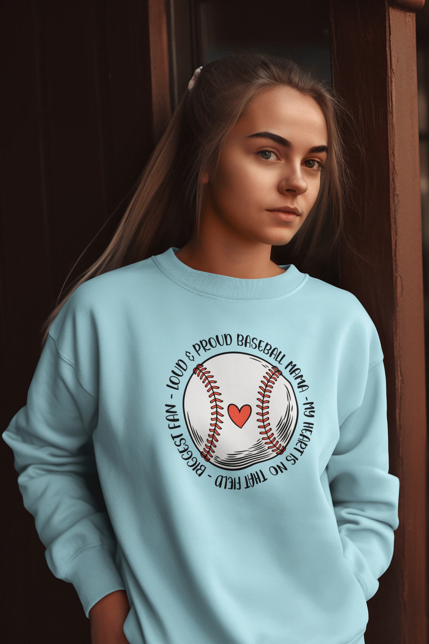 Loud And Proud Baseball Crew Neck
