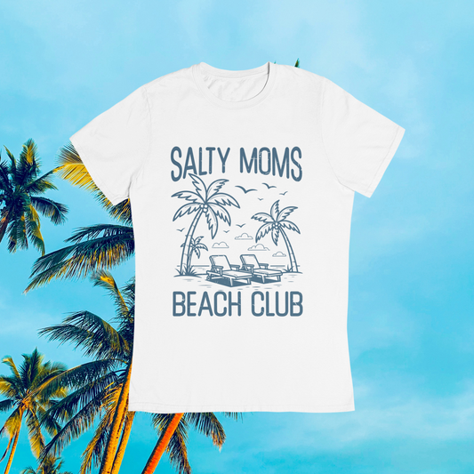 Salty Moms Beach Club T-shirt