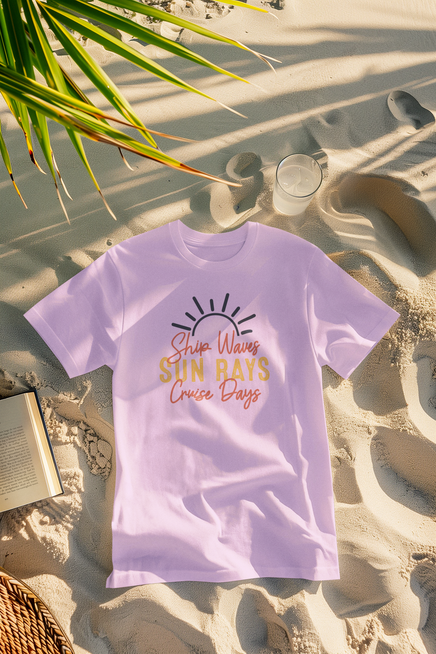 "Ship Waves, Sun Rays, Cruise Days" Cruise T-shirt