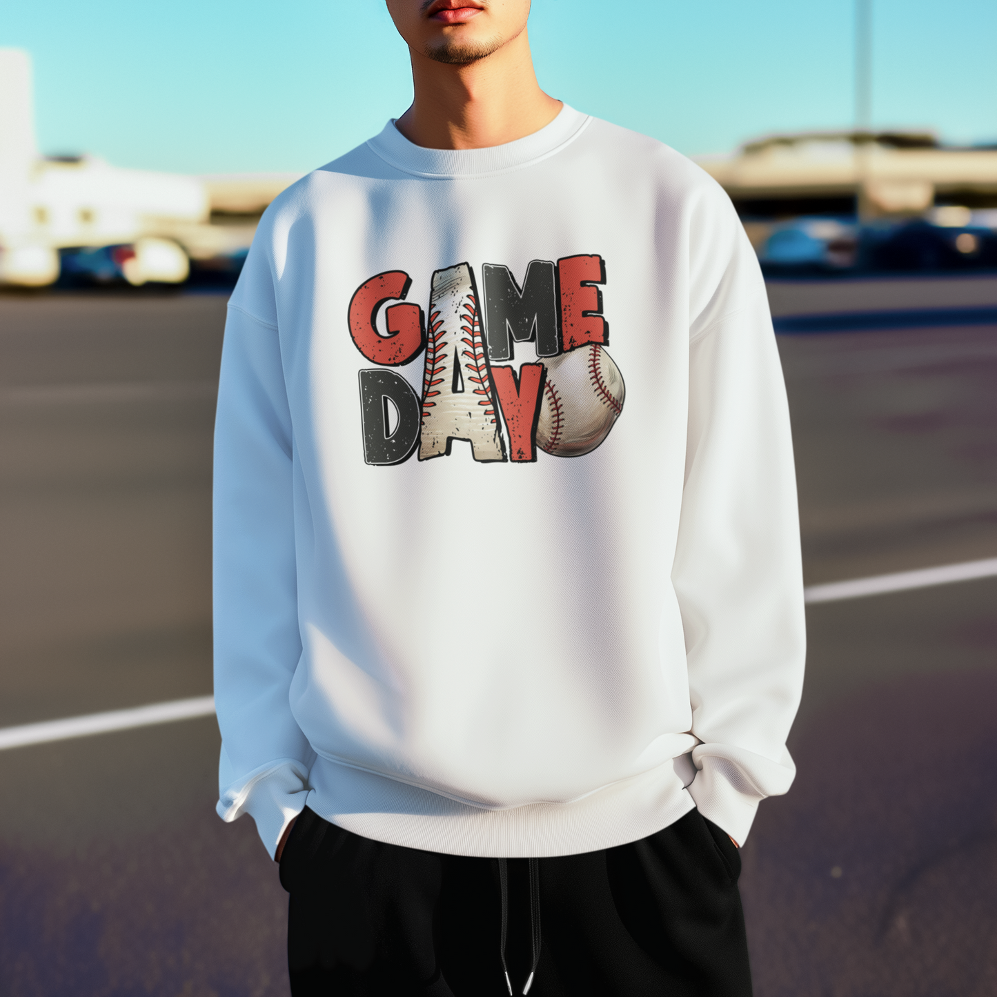 Game Day Baseball Crew Neck