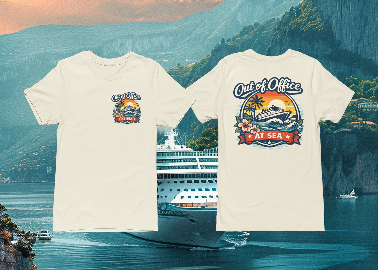 Out Of Office At Sea | Comfort Colors Tee