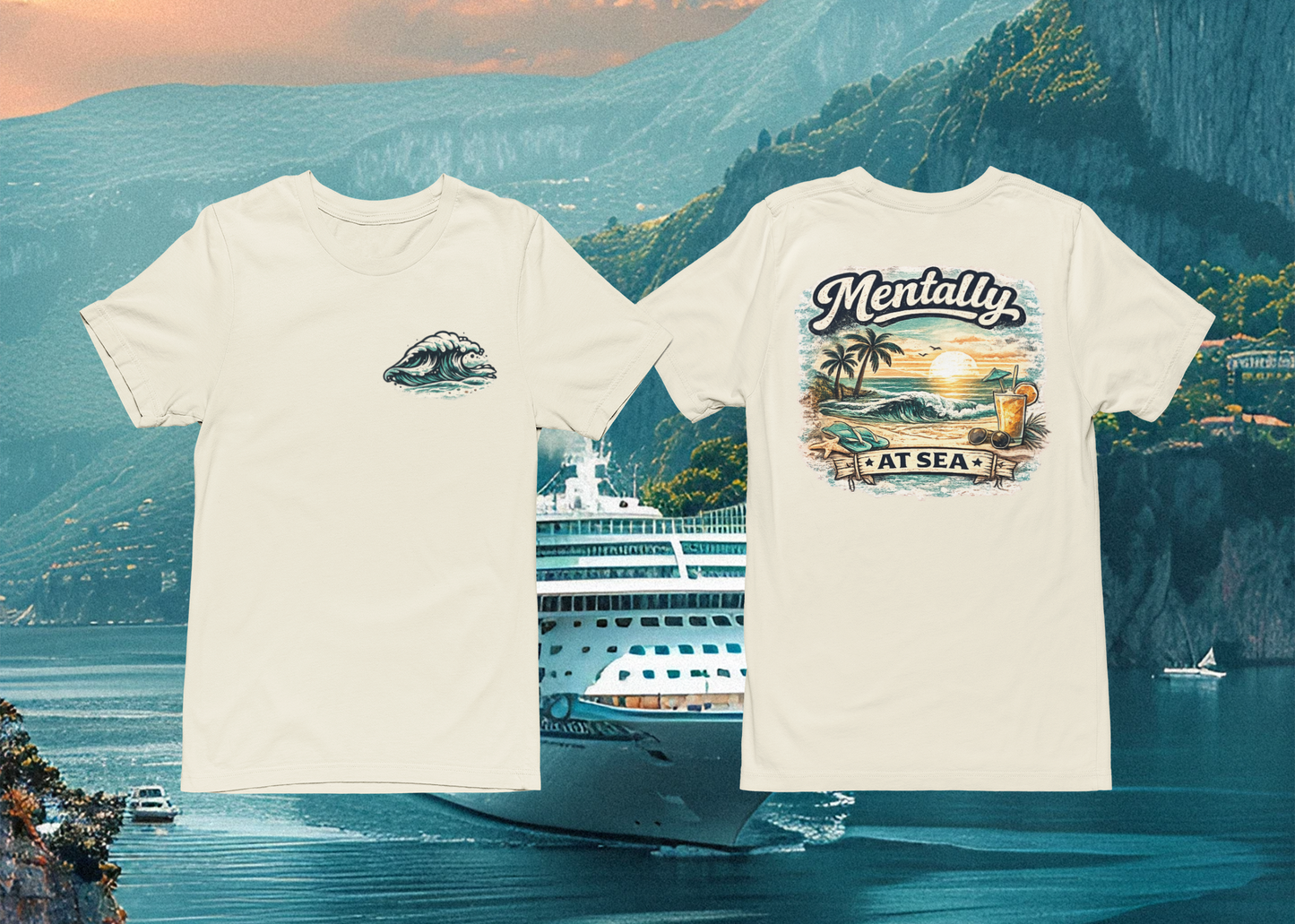 Mentally At Sea | Comfort Colors Tee