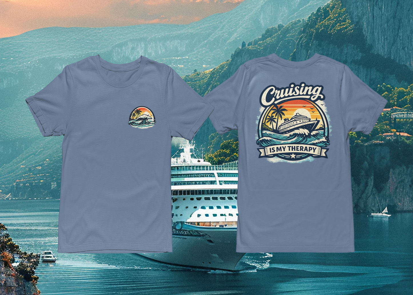 Cruising Is My Therapy | Comfort Colors Tee