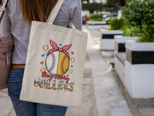 Busy Raising Ballers Tote Bag