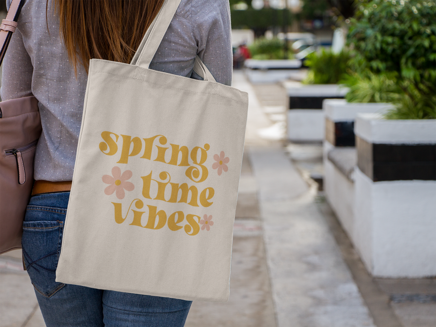 Spring Time Vibes Tote Bag