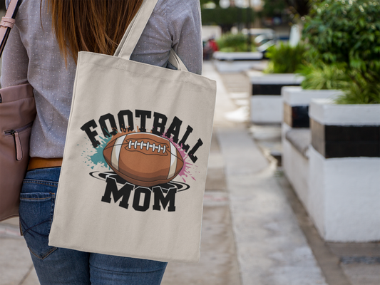Football Mom Tote Bag