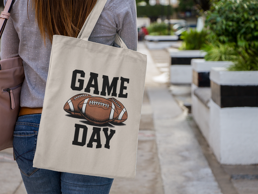 Game Day Football Tote Bag