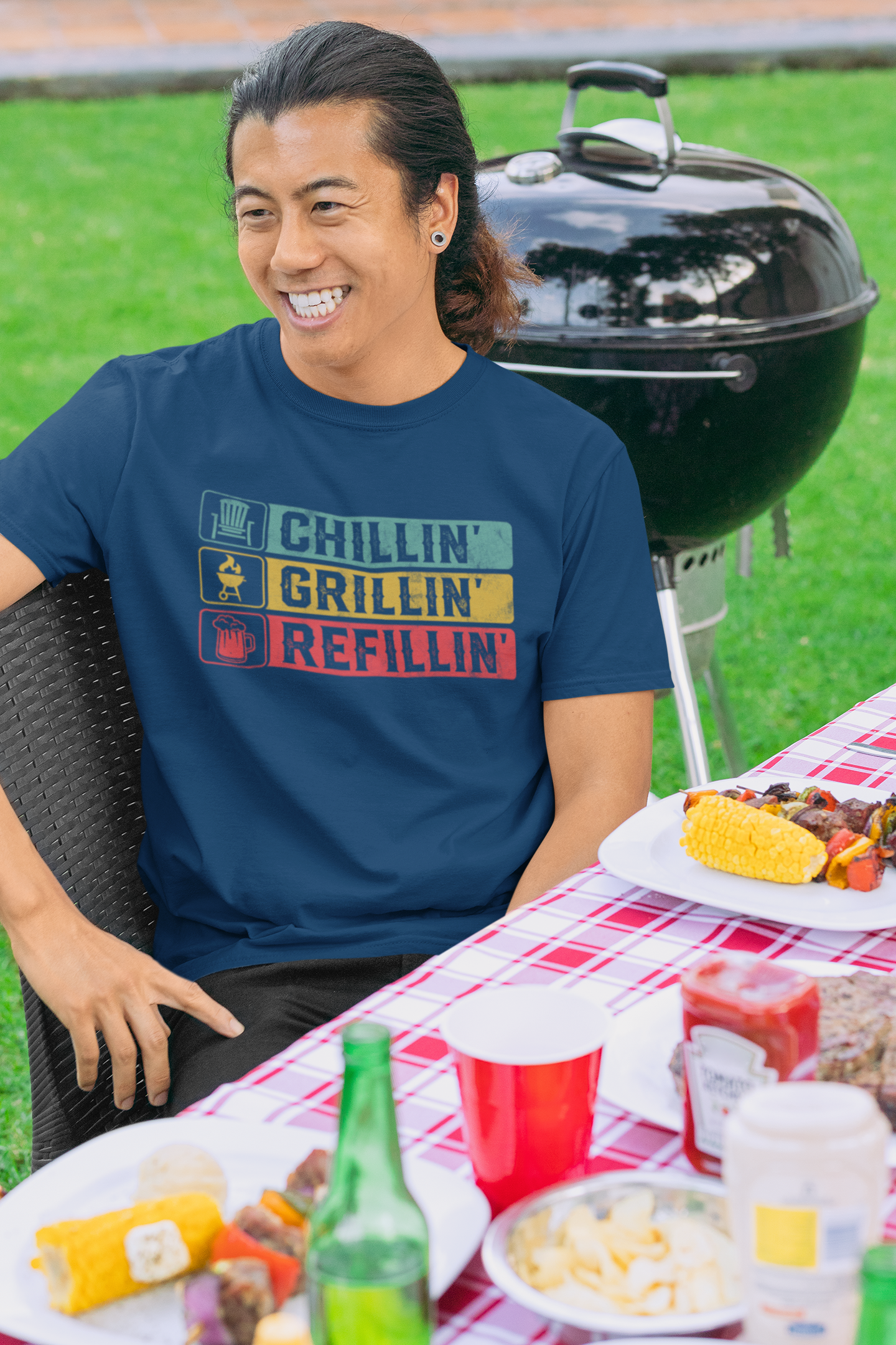 Chillin' Grillin' Refillin' T-shirt