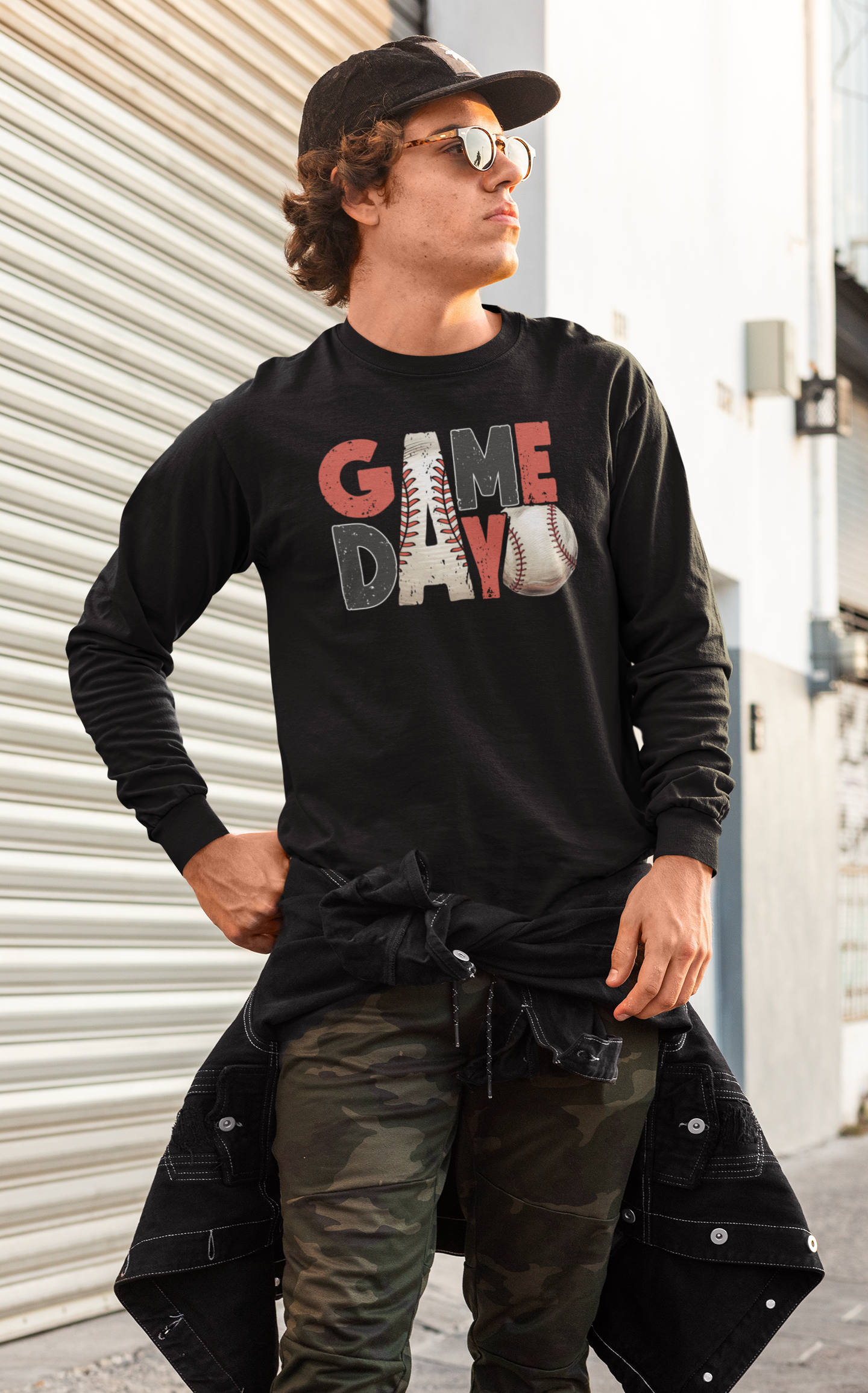 Game Day Baseball Long Sleeve Shirt