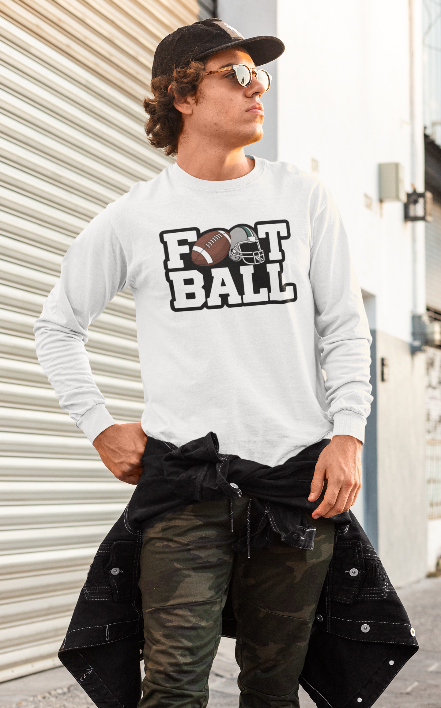 Football T-shirt/Long Sleeve