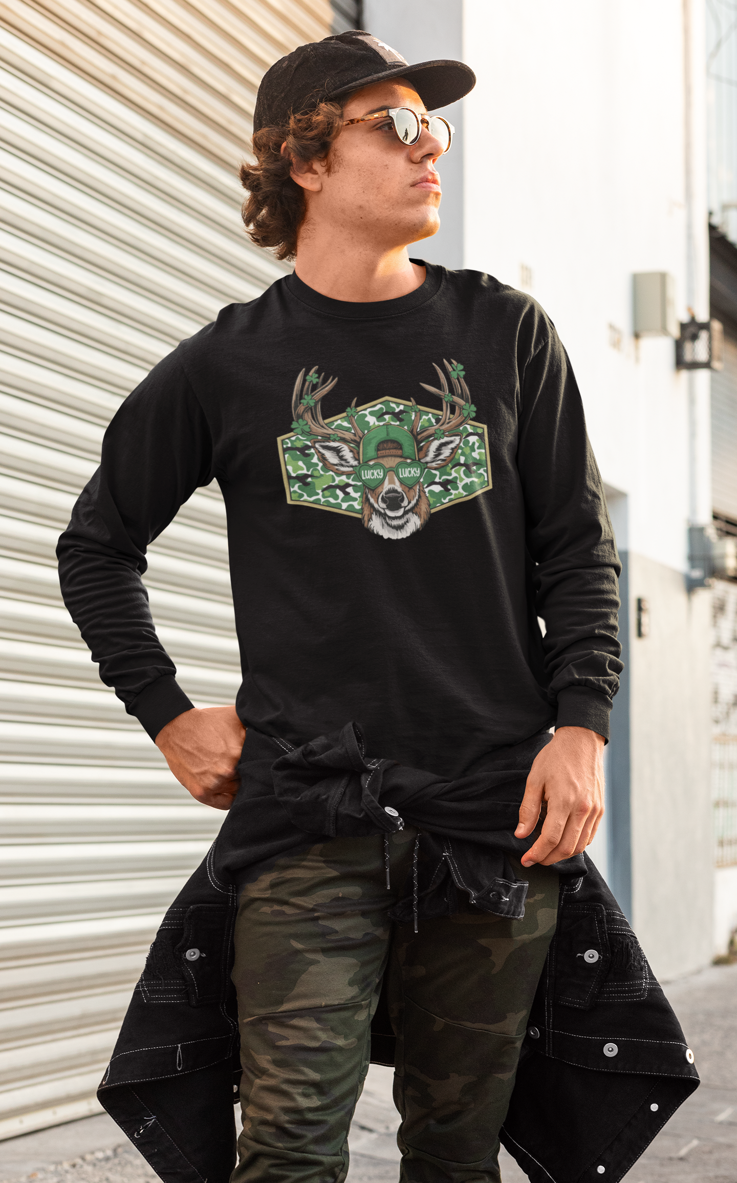 Lucky Buck St. Patrick's Day T-shirt/Long Sleeve