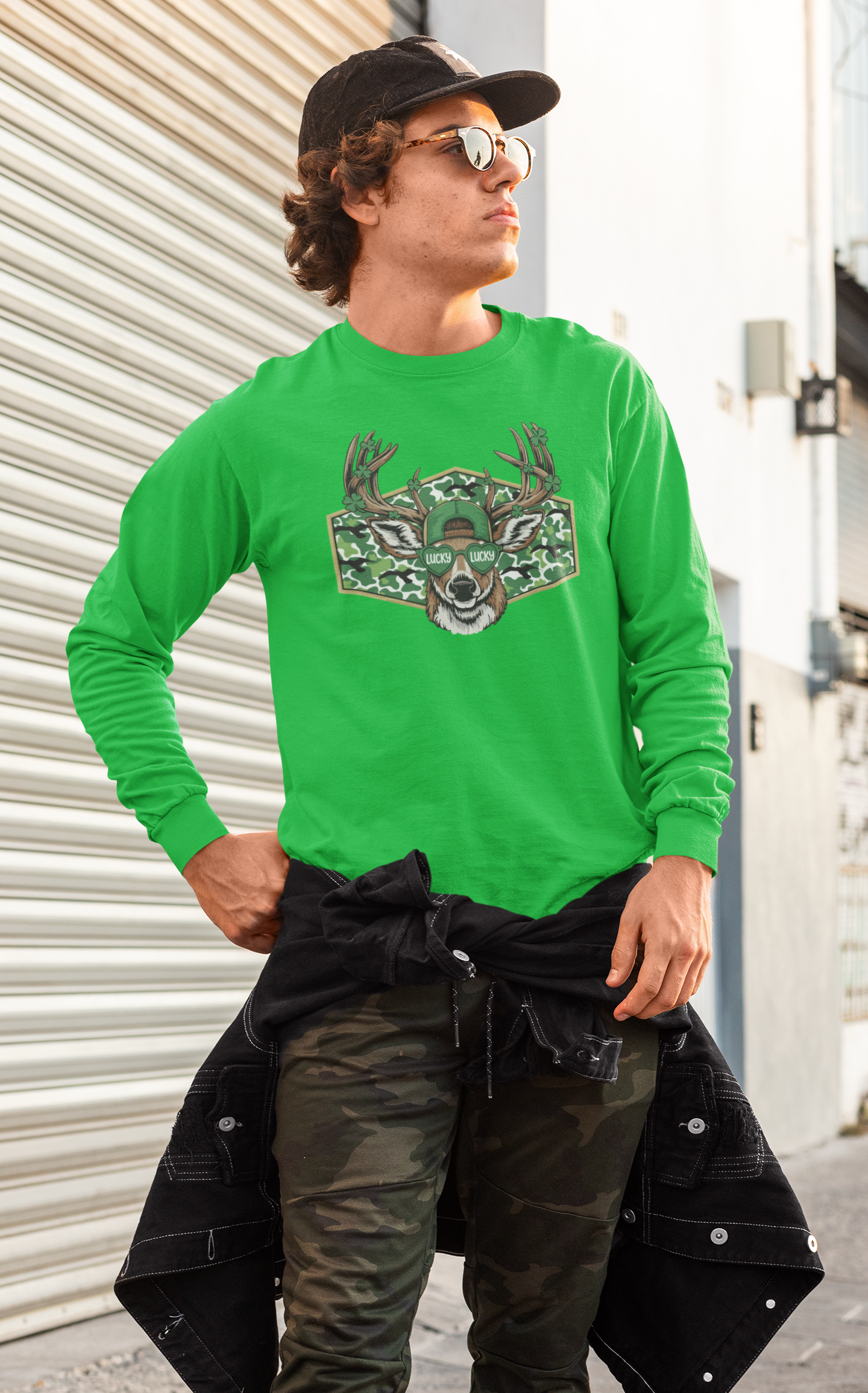 Lucky Buck St. Patrick's Day T-shirt/Long Sleeve