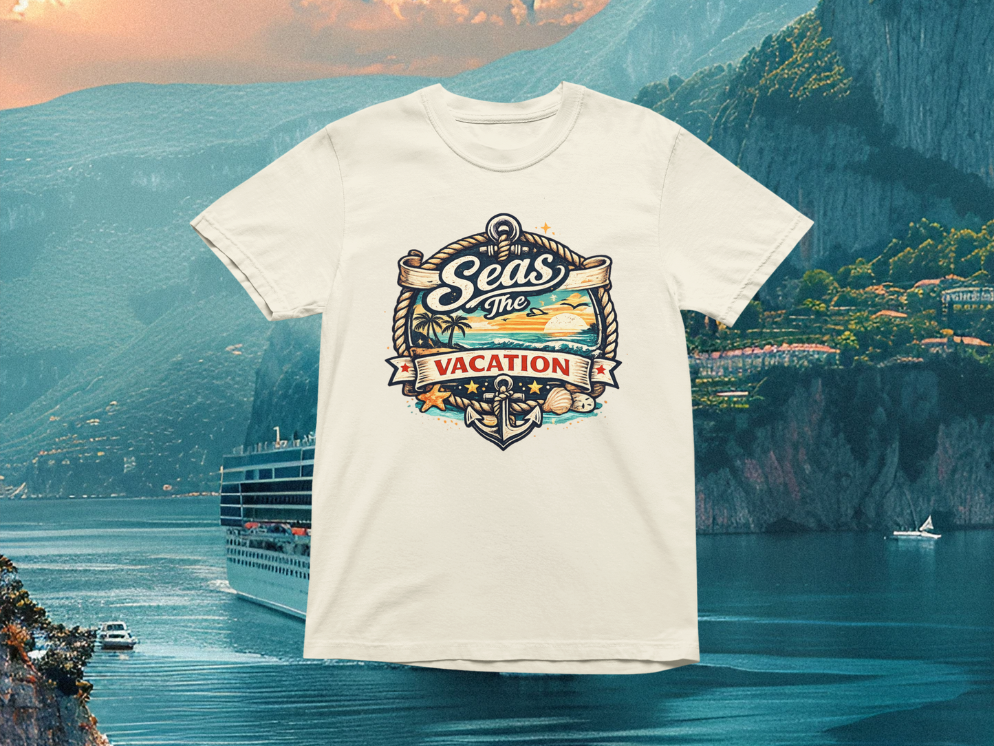 Seas The Vacation | Comfort Colors Tee