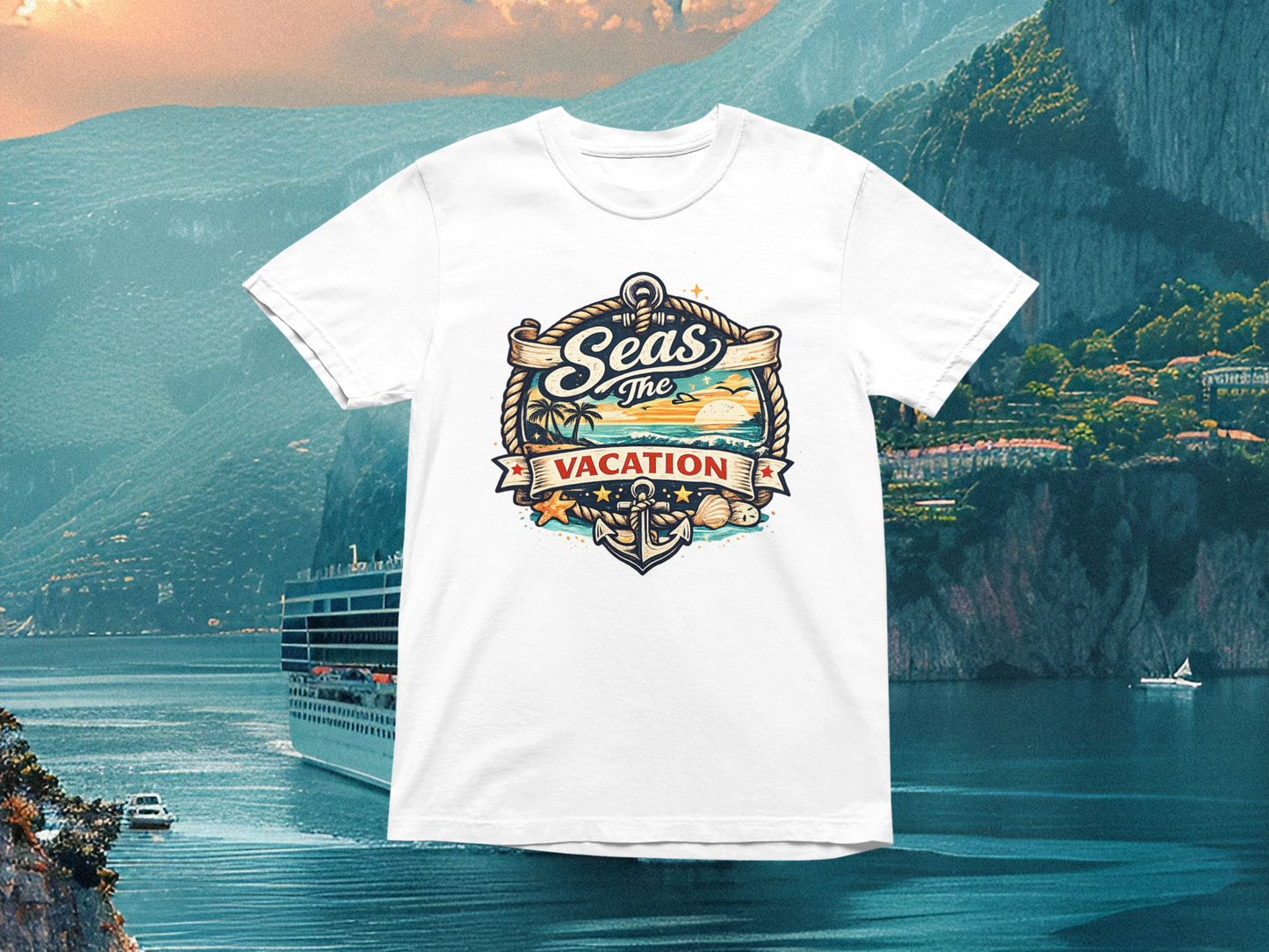Seas The Vacation | Comfort Colors Tee