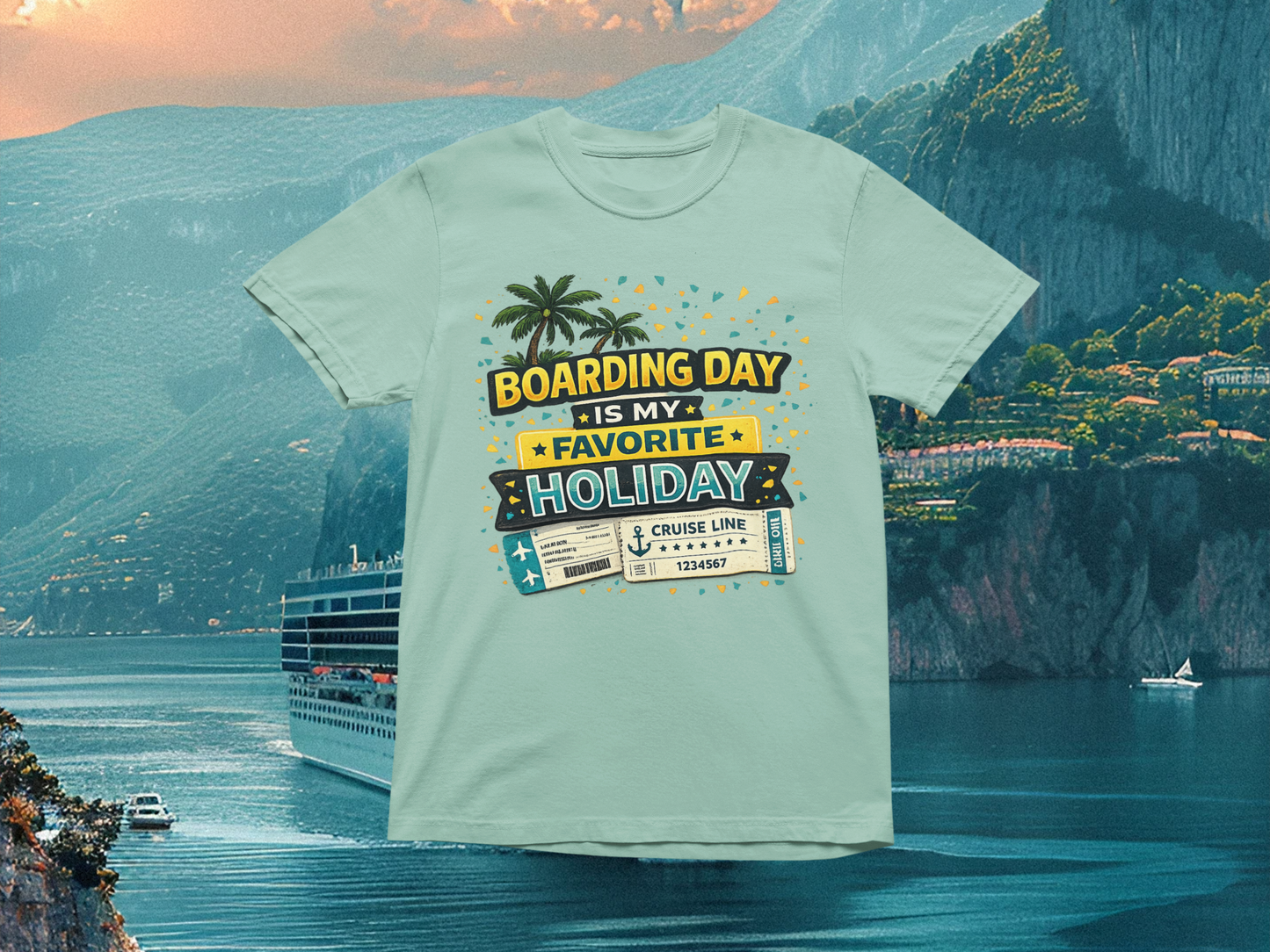 Boarding Day Is My Favorite Holiday | Comfort Colors Tee