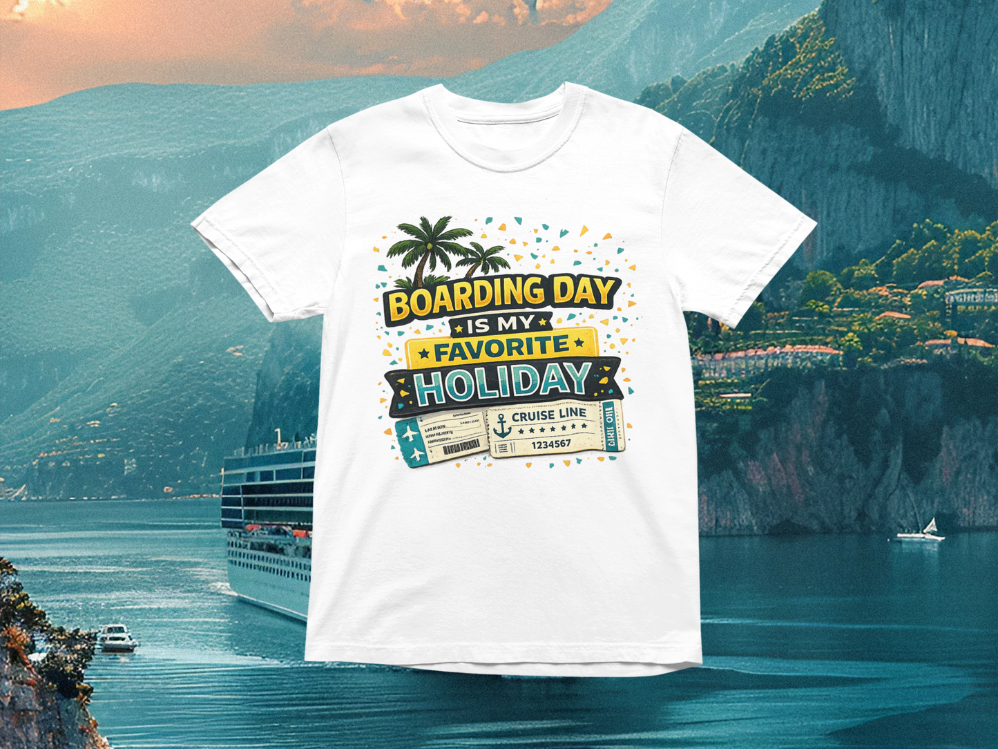 Boarding Day Is My Favorite Holiday | Comfort Colors Tee