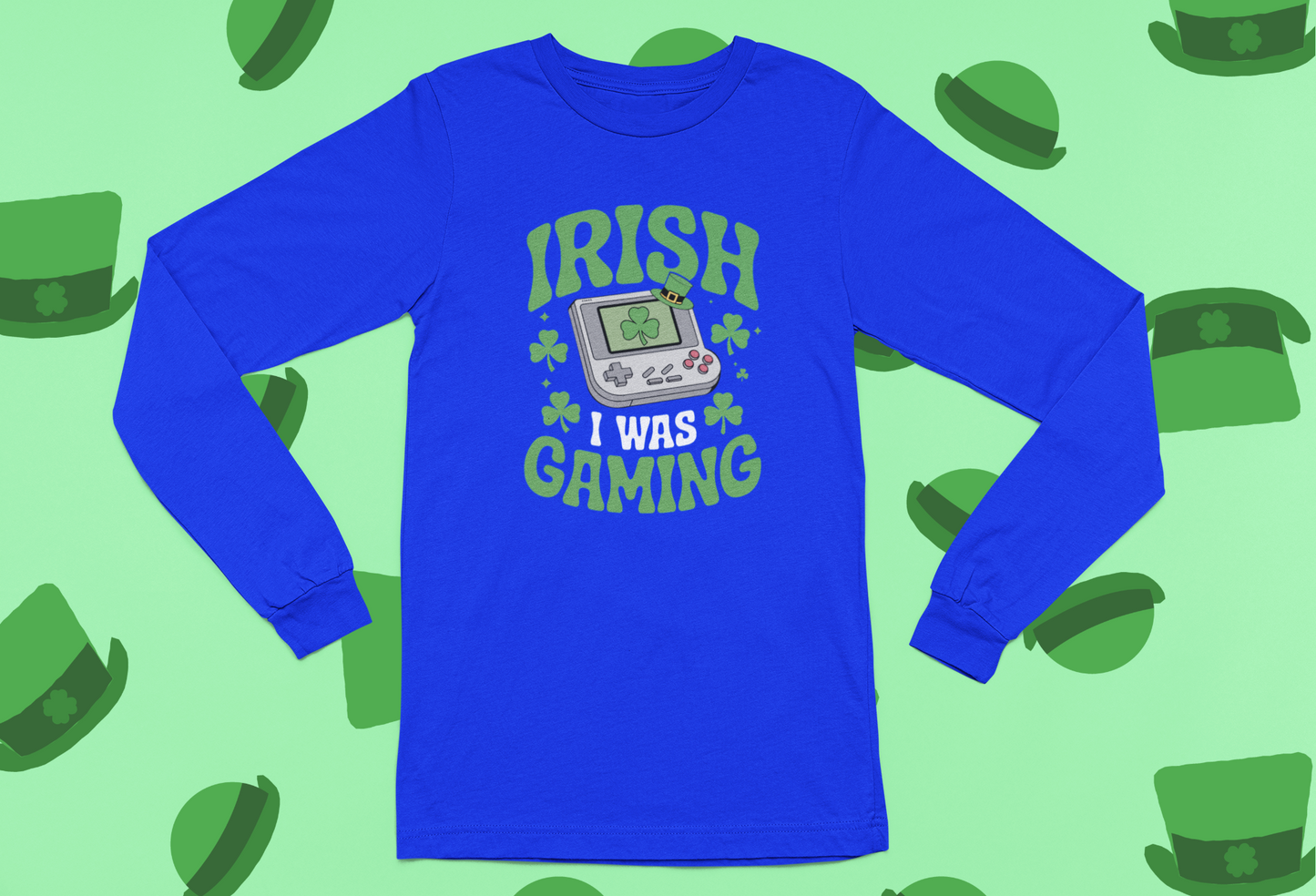 "Irish I Was Gaming" St. Patrick's Day T-shirt/Long Sleeve