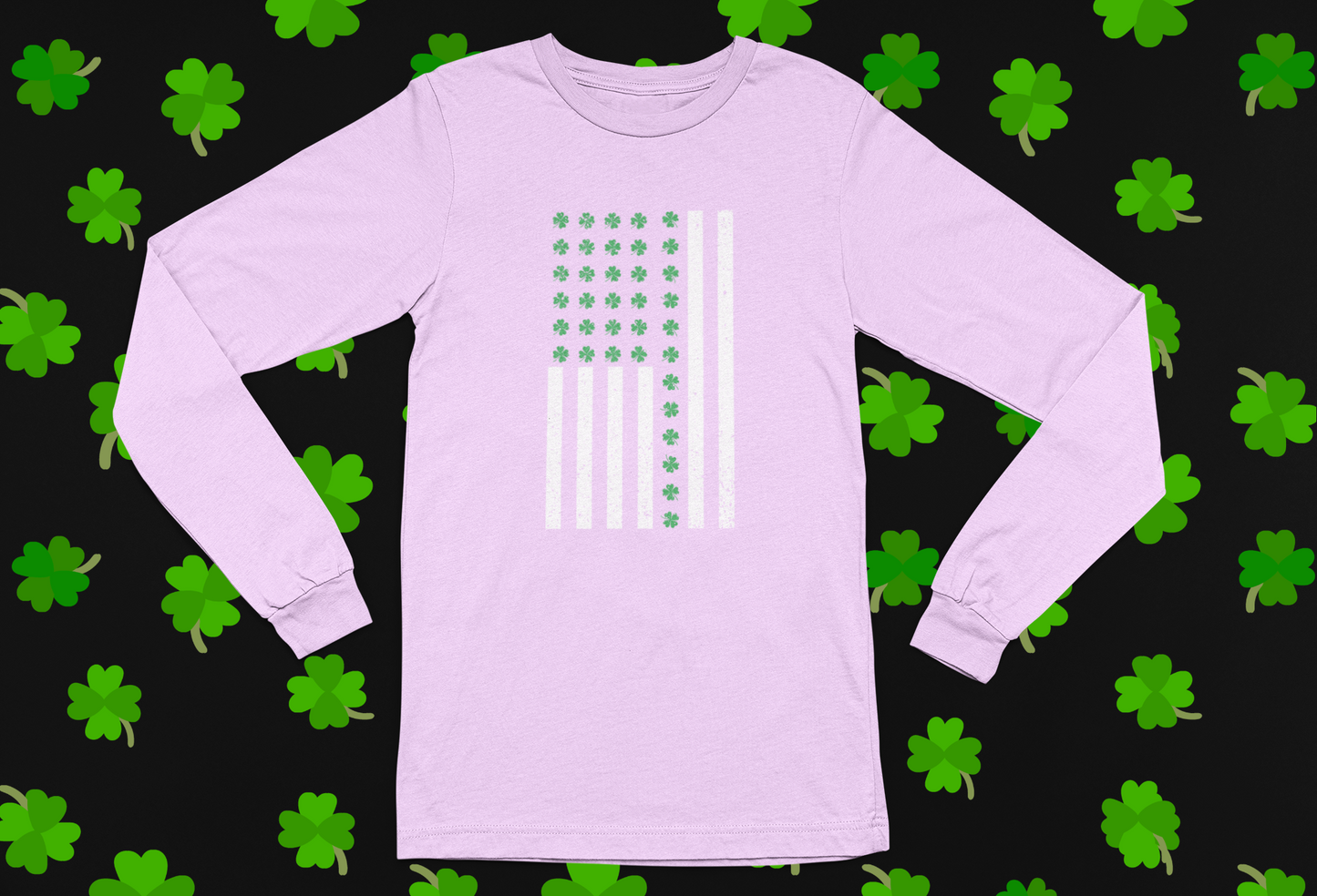 St. Patrick's Day American Flag T-shirt/Long Sleeve
