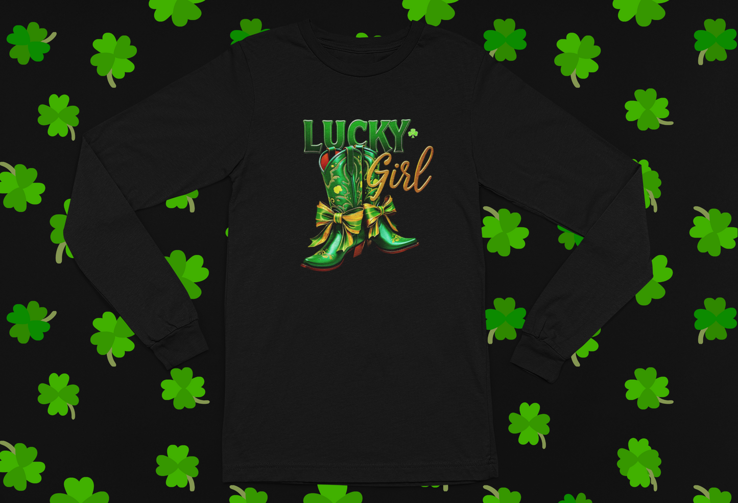 "Lucky Girl" St. Patrick's Day T-shirt/Long Sleeve