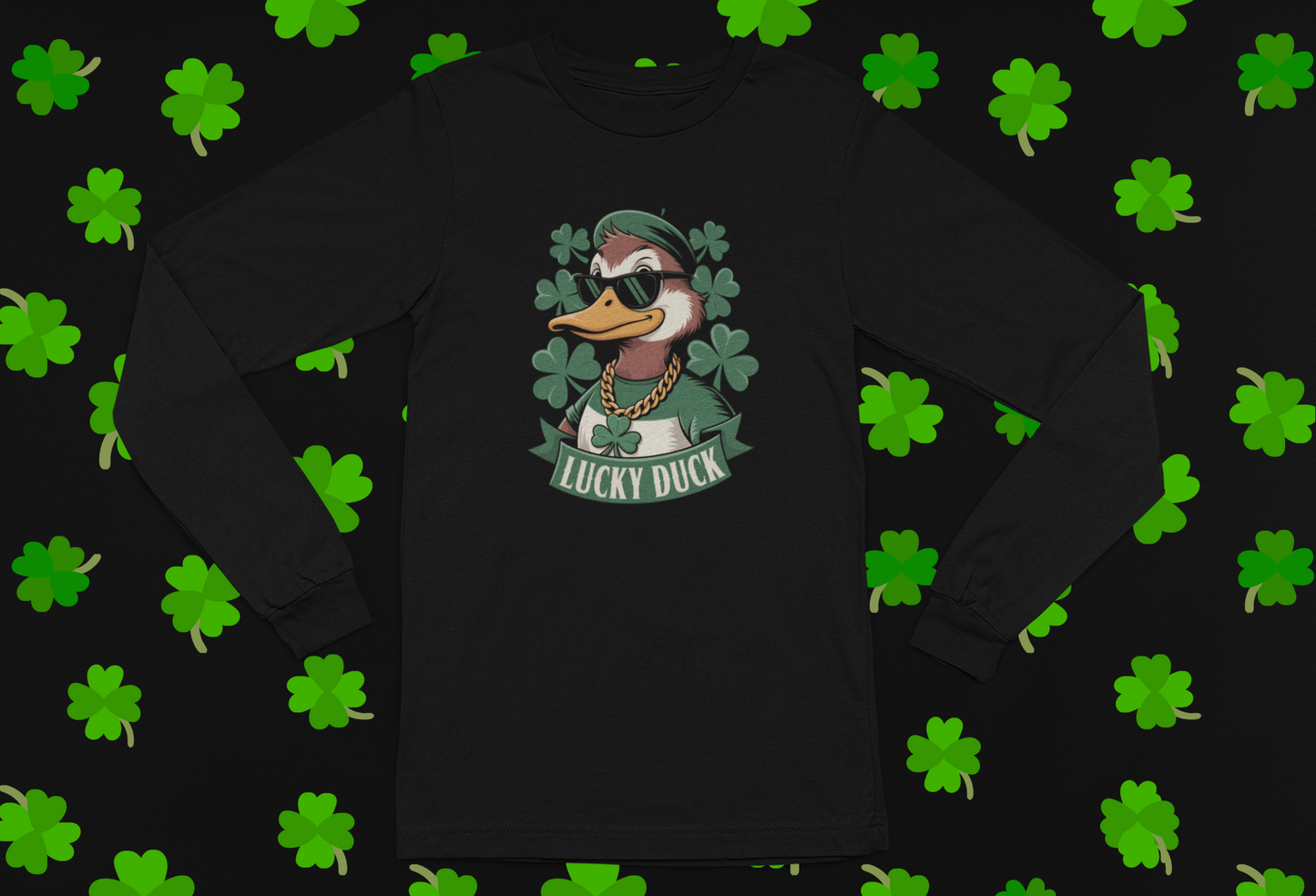 "Lucky Duck" St. Patrick's Day T-shirt/Long Sleeve