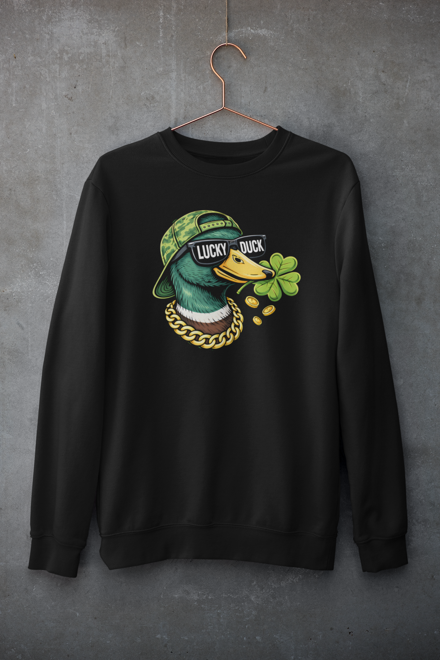 Lucky Duck St. Patrick's Day Crew Neck