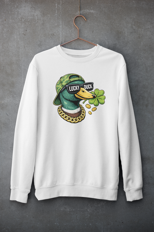 Lucky Duck St. Patrick's Day Crew Neck