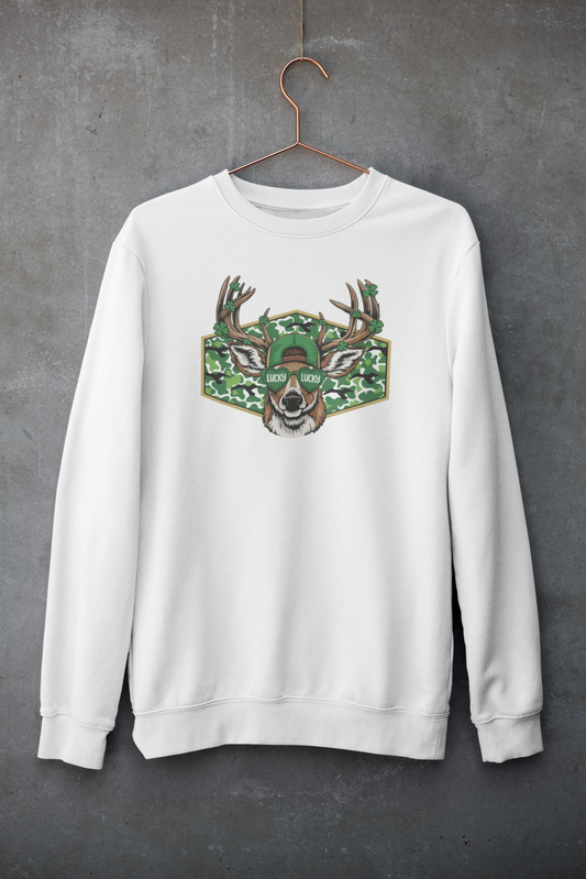 Lucky Buck St. Patrick's Day Crew Neck