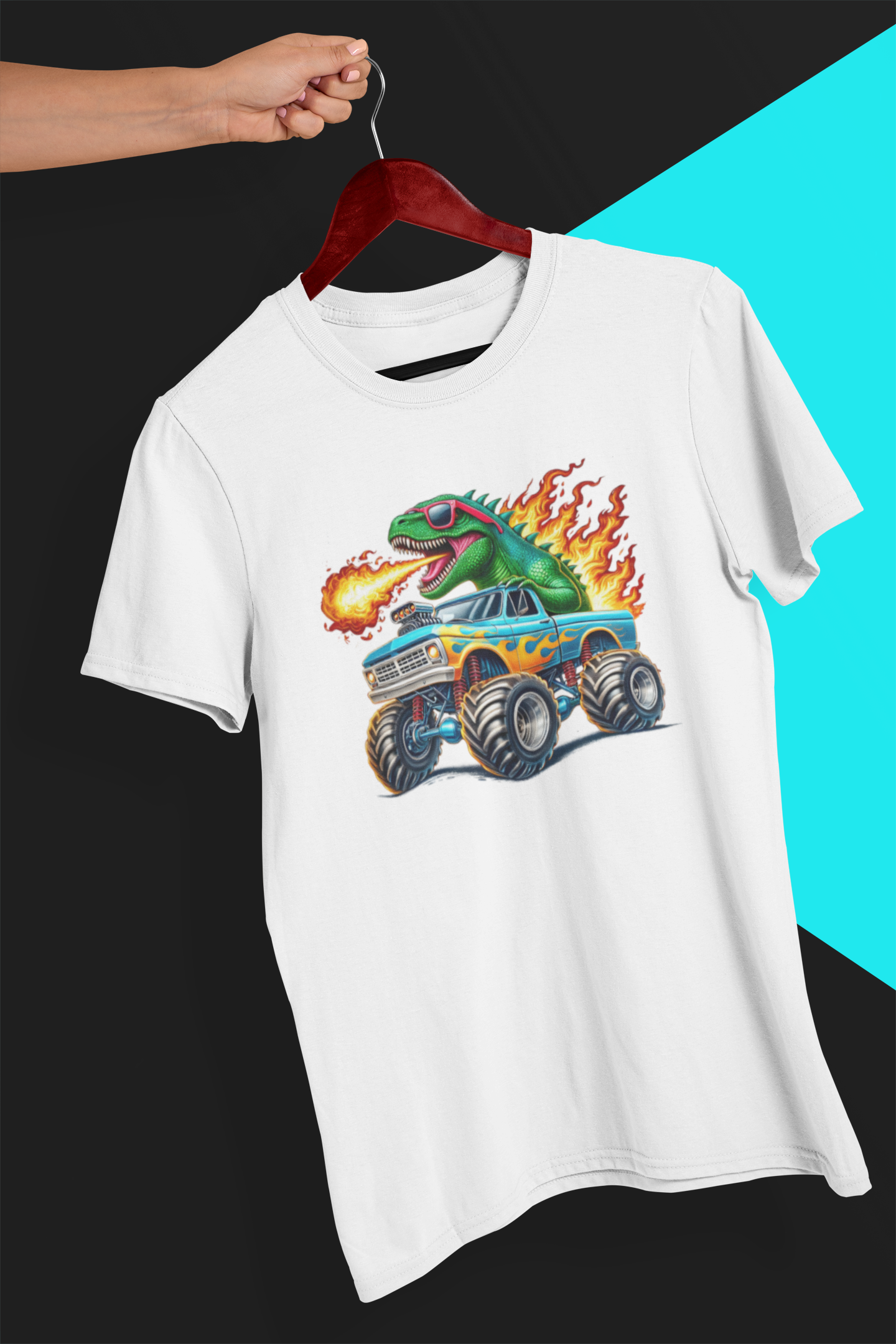 T-Rex Monster Truck T-shirt