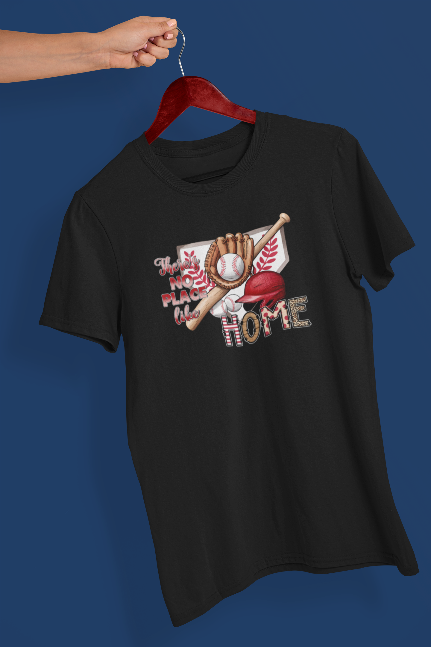 No Place Like Home Baseball T-shirt