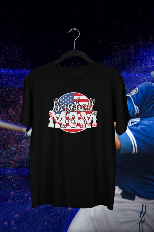 Baseball MOM T-shirt