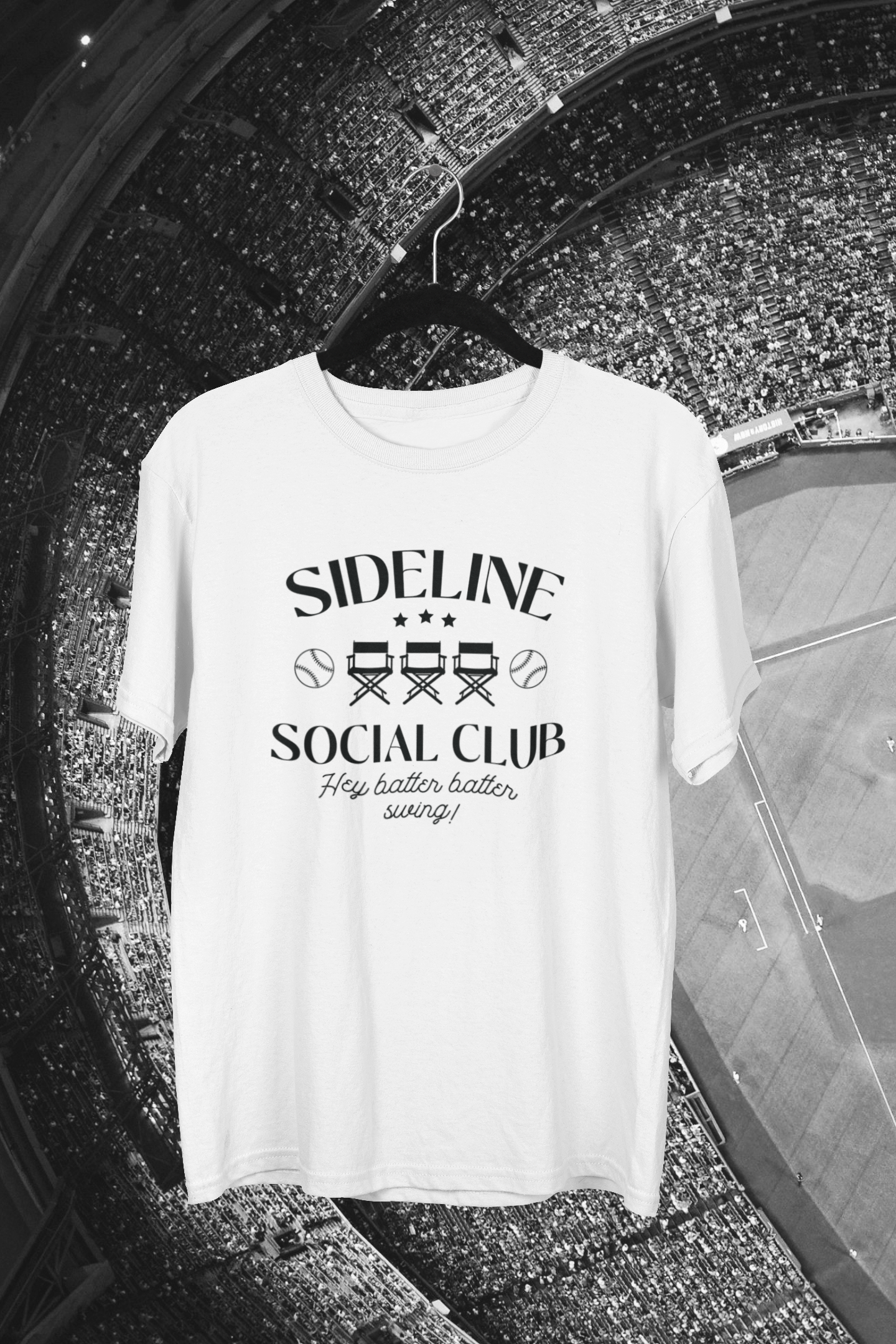 Sideline Social Club Baseball T-shirt