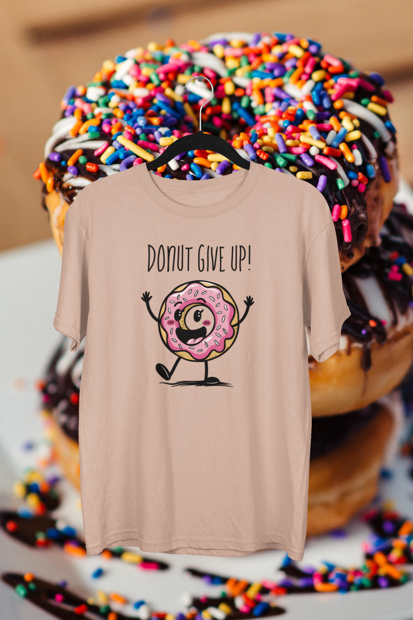 Donut Give Up T-shirt