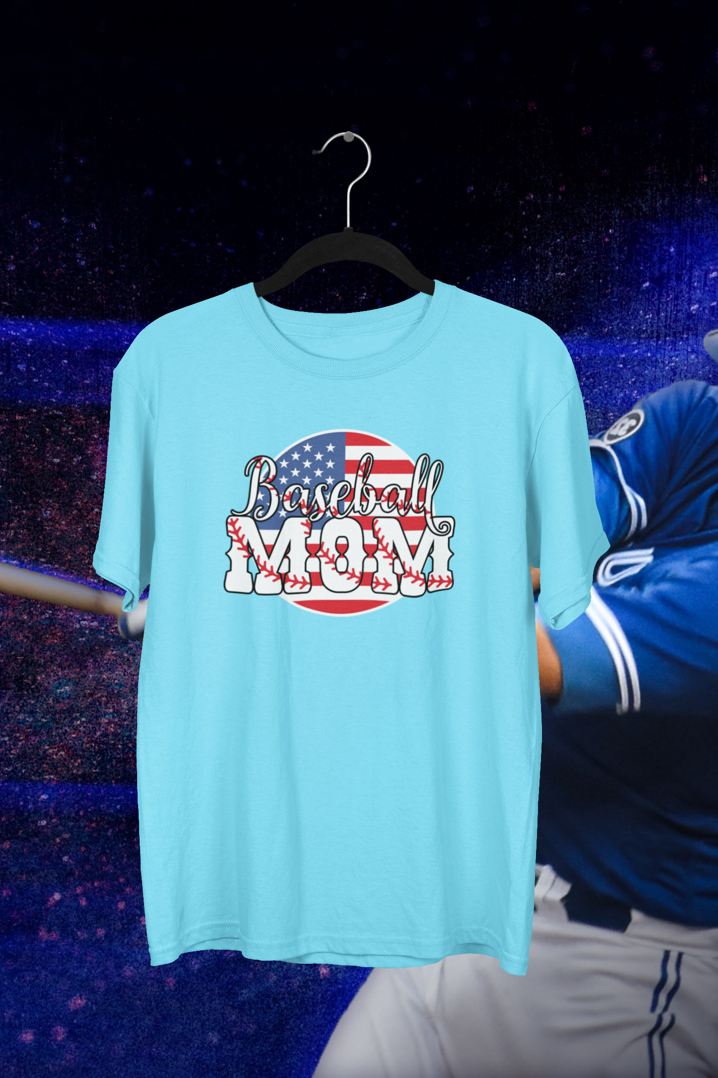 Baseball MOM T-shirt
