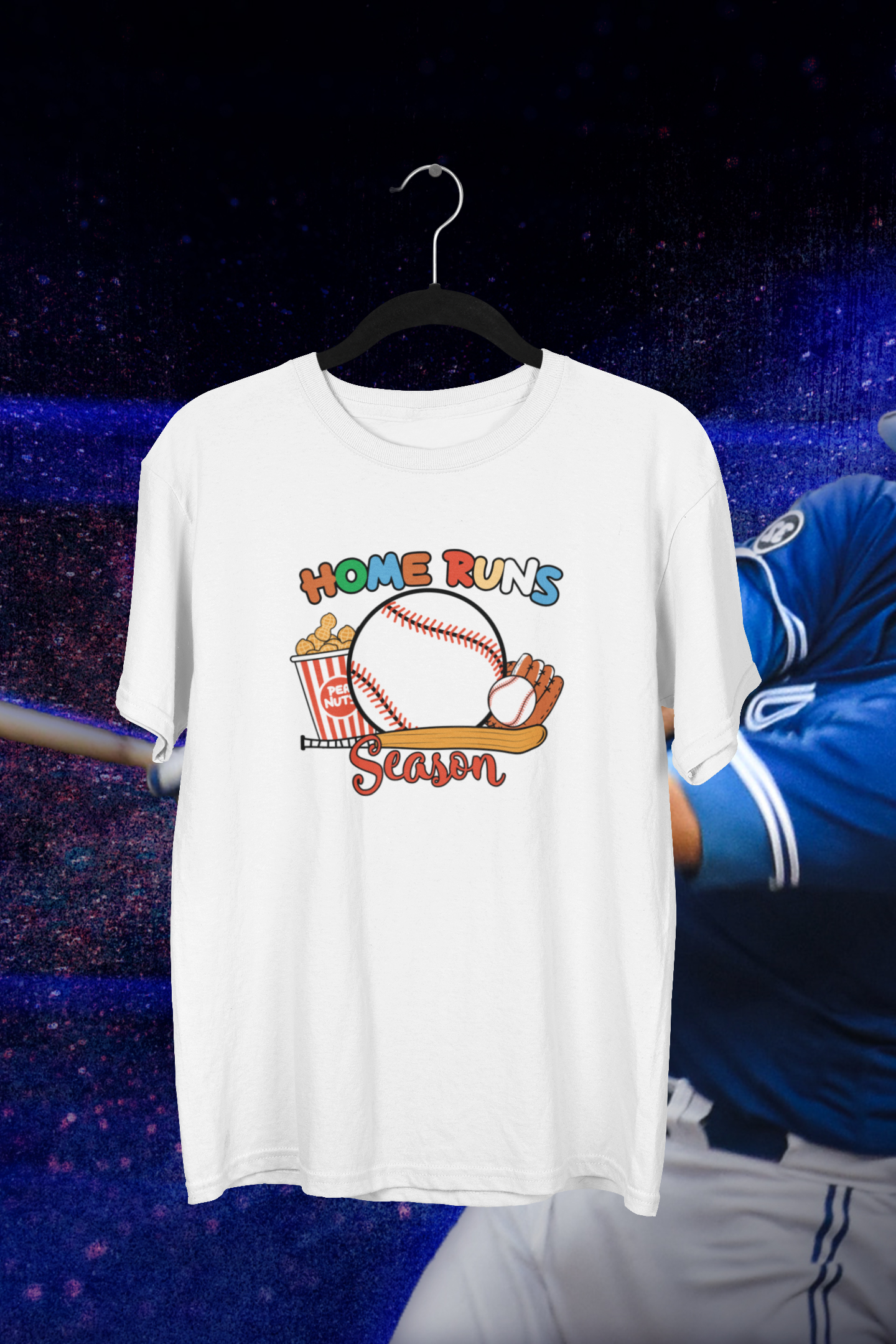Home Run Season Baseball T-shirt