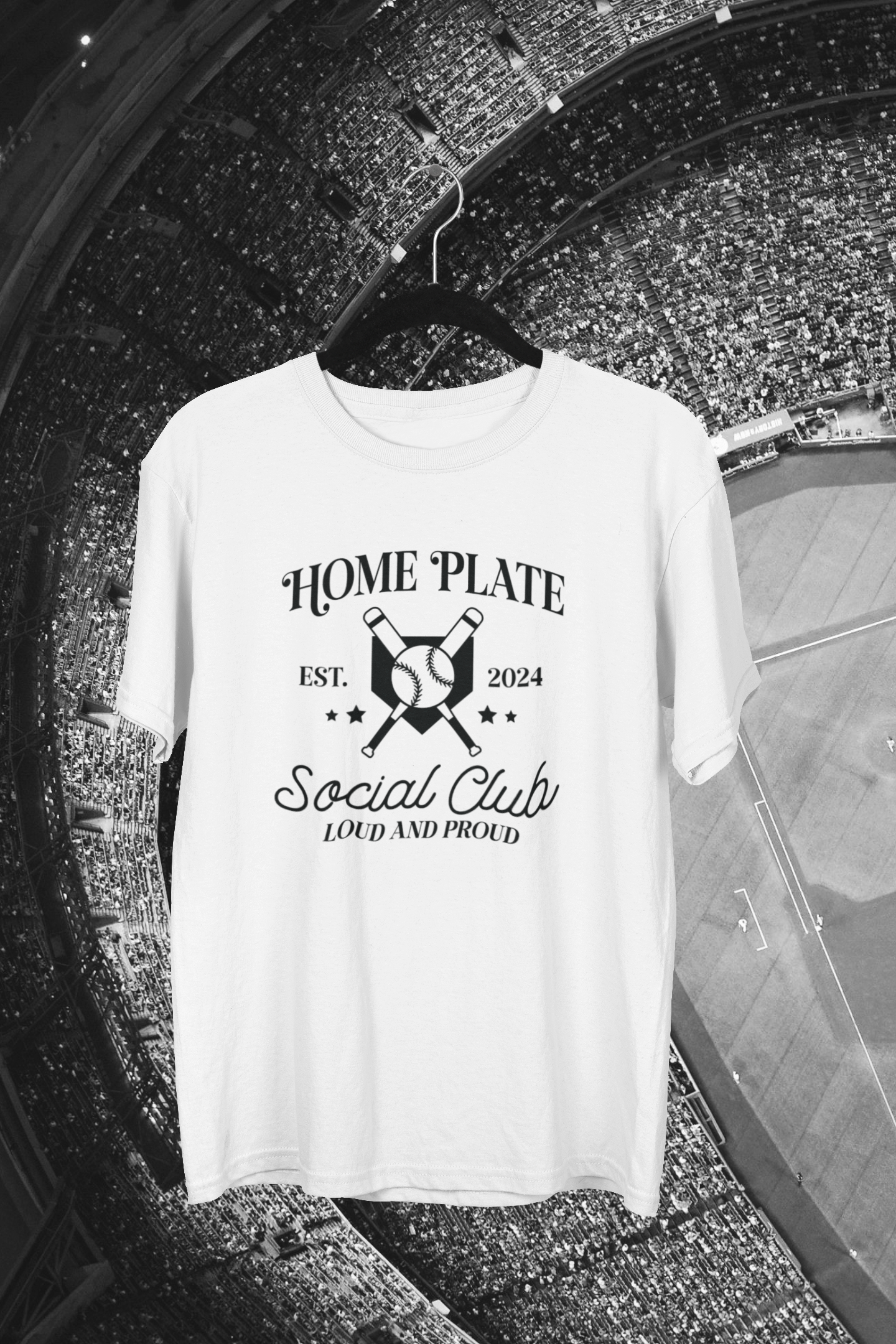 Home Plate Social Club Baseball T-shirt