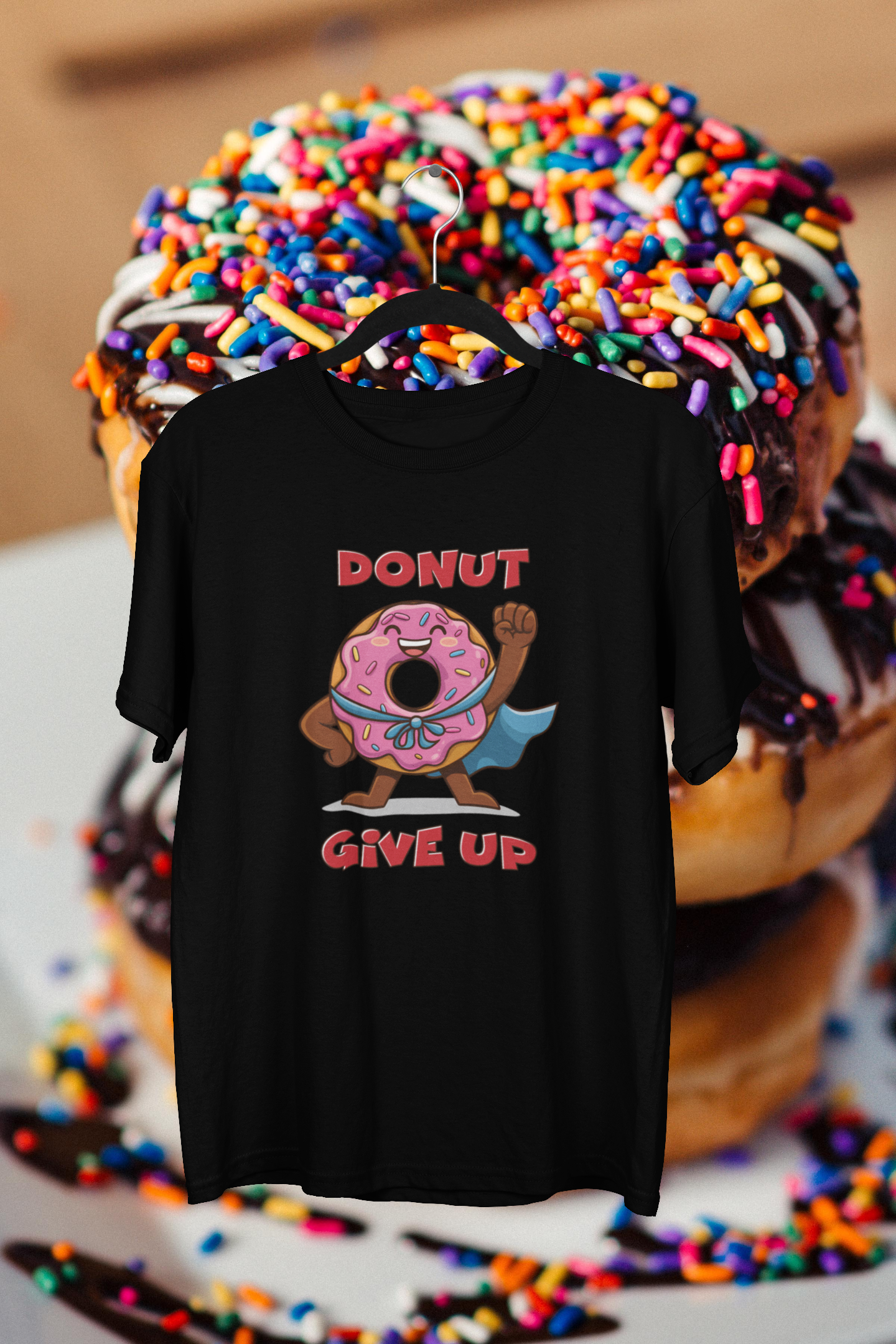 Donut Give Up T-shirt