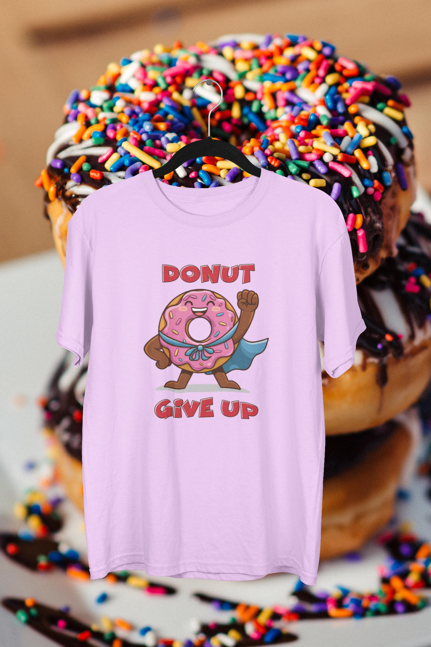 Donut Give Up T-shirt