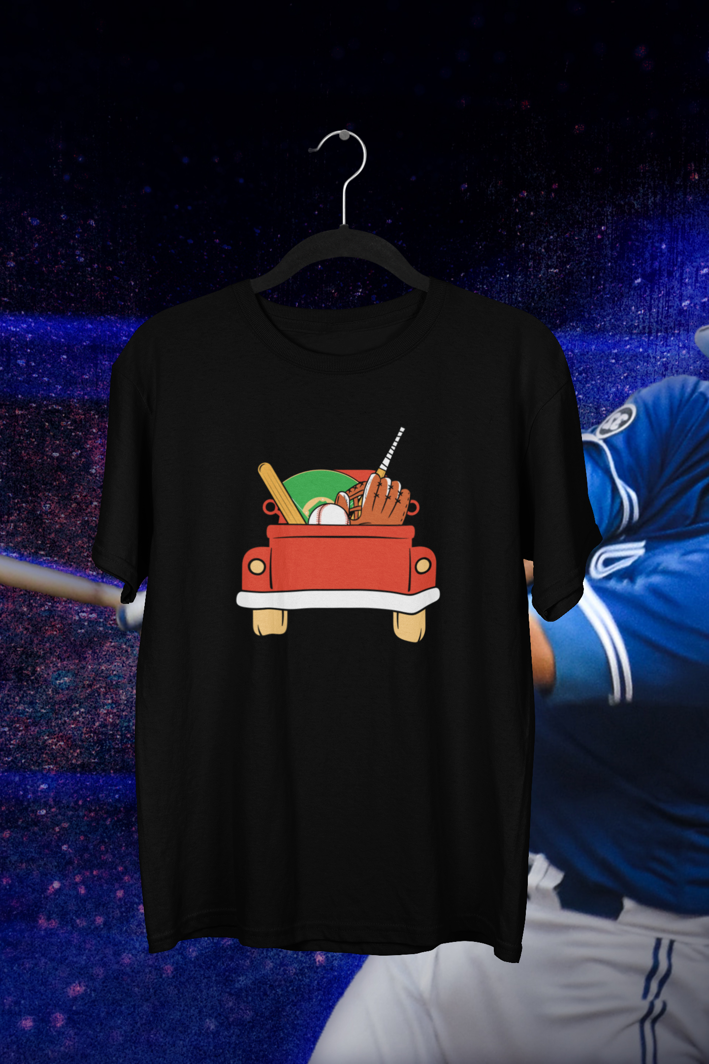 Pickup Truck Baseball T-shirt