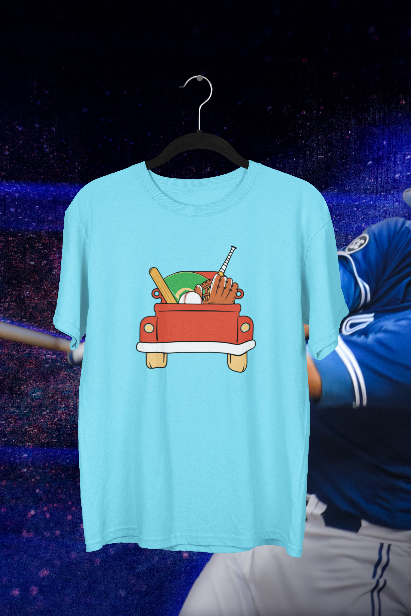 Pickup Truck Baseball T-shirt