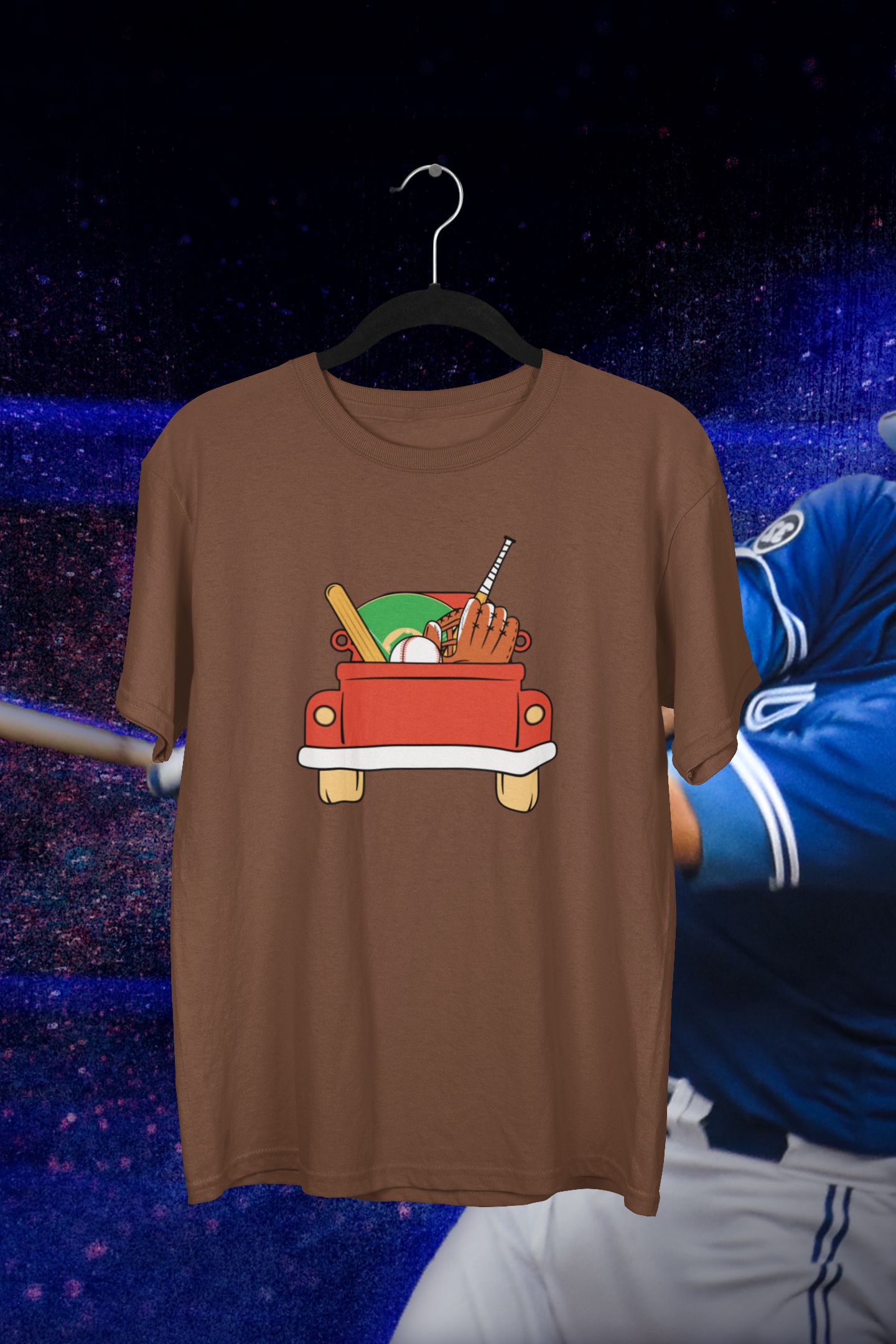 Pickup Truck Baseball T-shirt