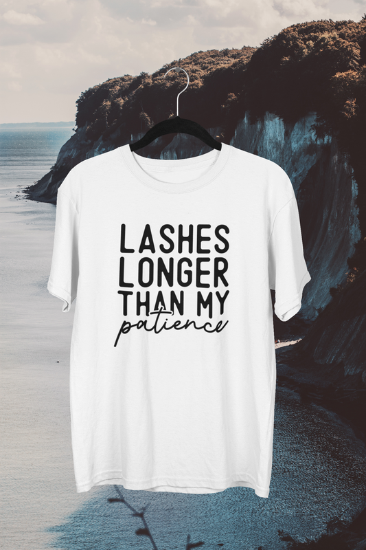Lashes Longer Than My Patience T-shirt/Long Sleeve