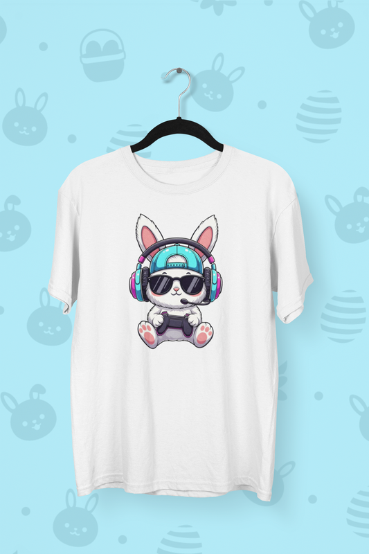 Gamer Bunny Easter T-shirt